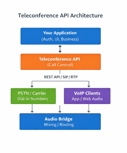 Teleconference API Architecture